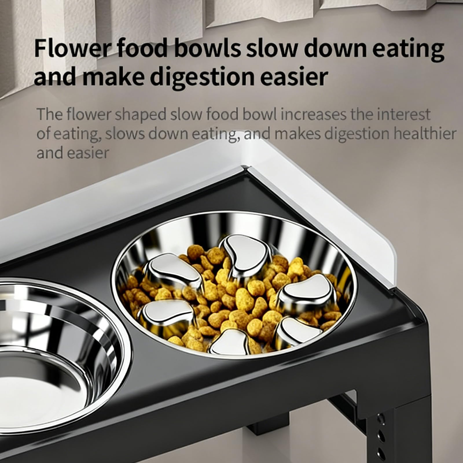 PAKEWAY anti-slip stand keeps bowls steady during meals.