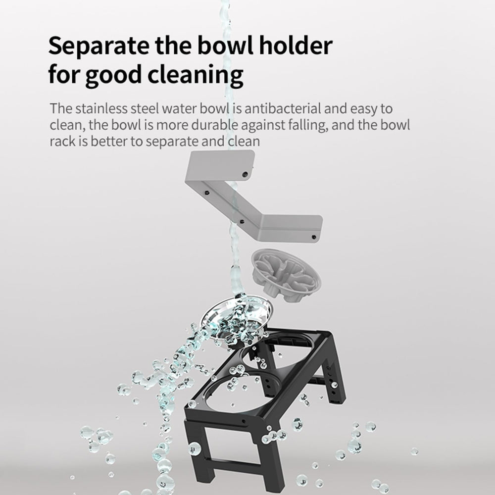 PAKEWAY removable bowls for easy cleaning and refilling