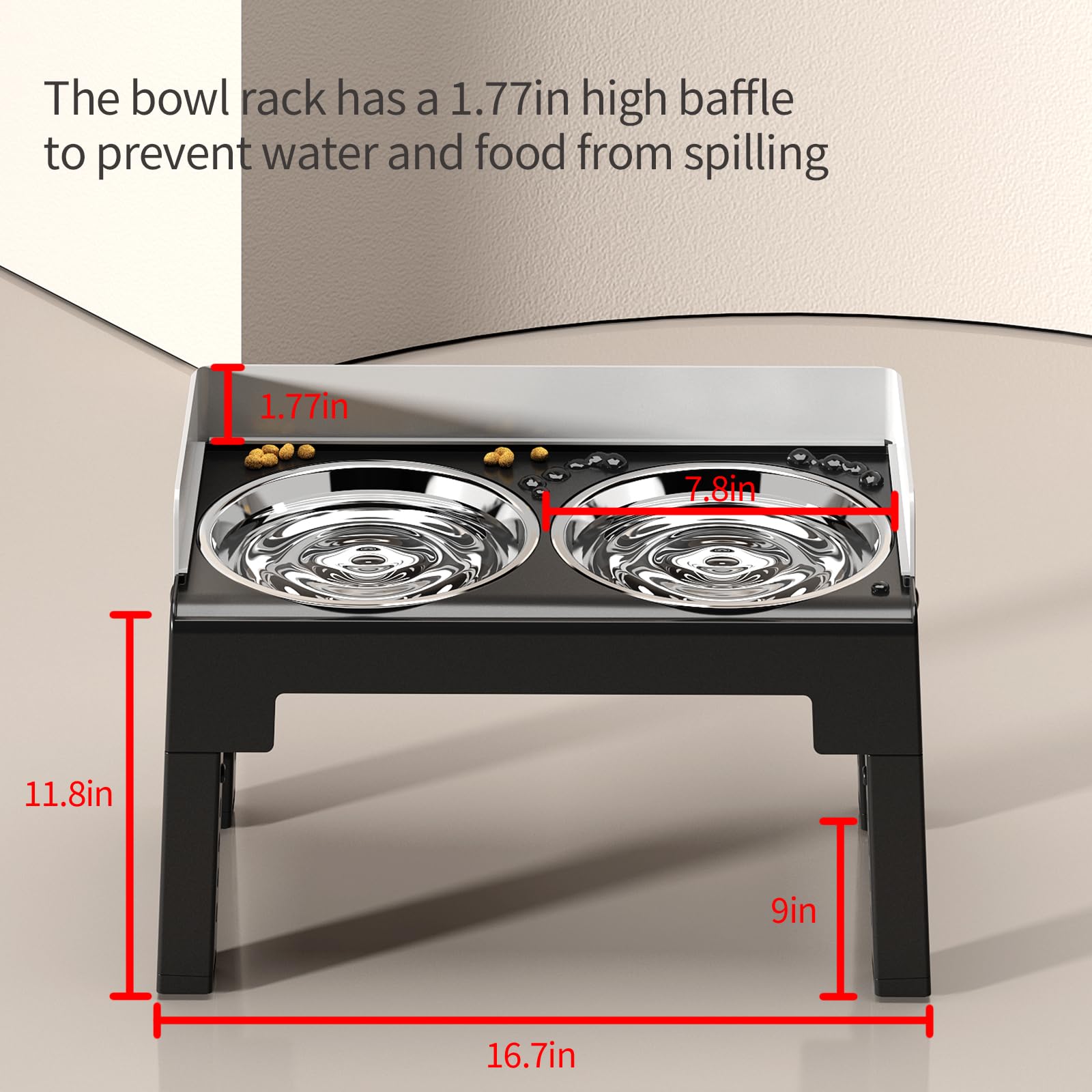PAKEWAY 7.8-inch XL stainless bowl suits big appetites.