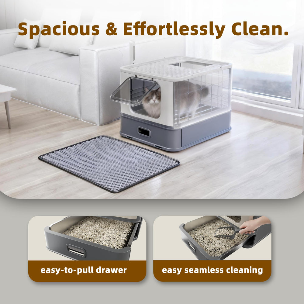 PAKEWAY stainless steel drawer resists odors and wipes clean easily