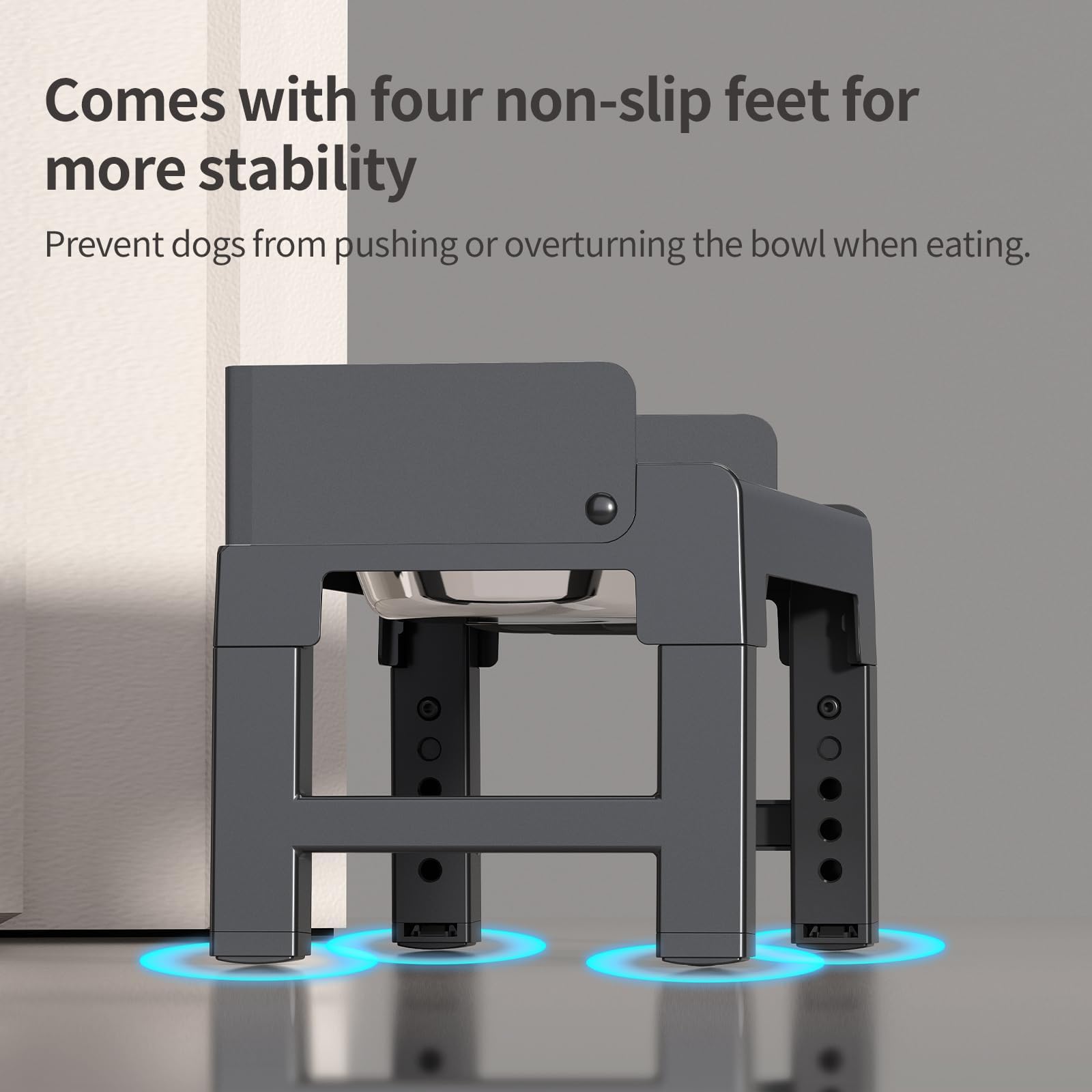 PAKEWAY XL stainless steel slow-feed bowl slows fast eaters
