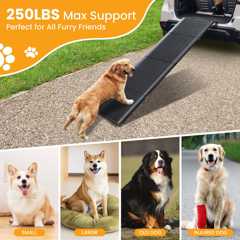 PALATALA dog ramp for car, SUV, or truck suits many vehicles.