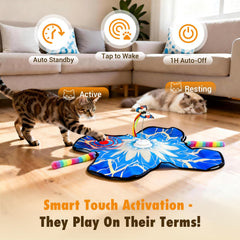 Paleclouds interactive mat design supports safe solo play