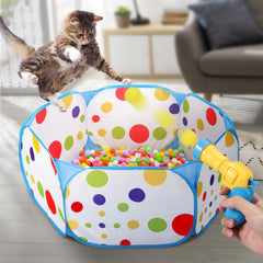 Palksky cat ball launcher adds interactive launching action for excitement
