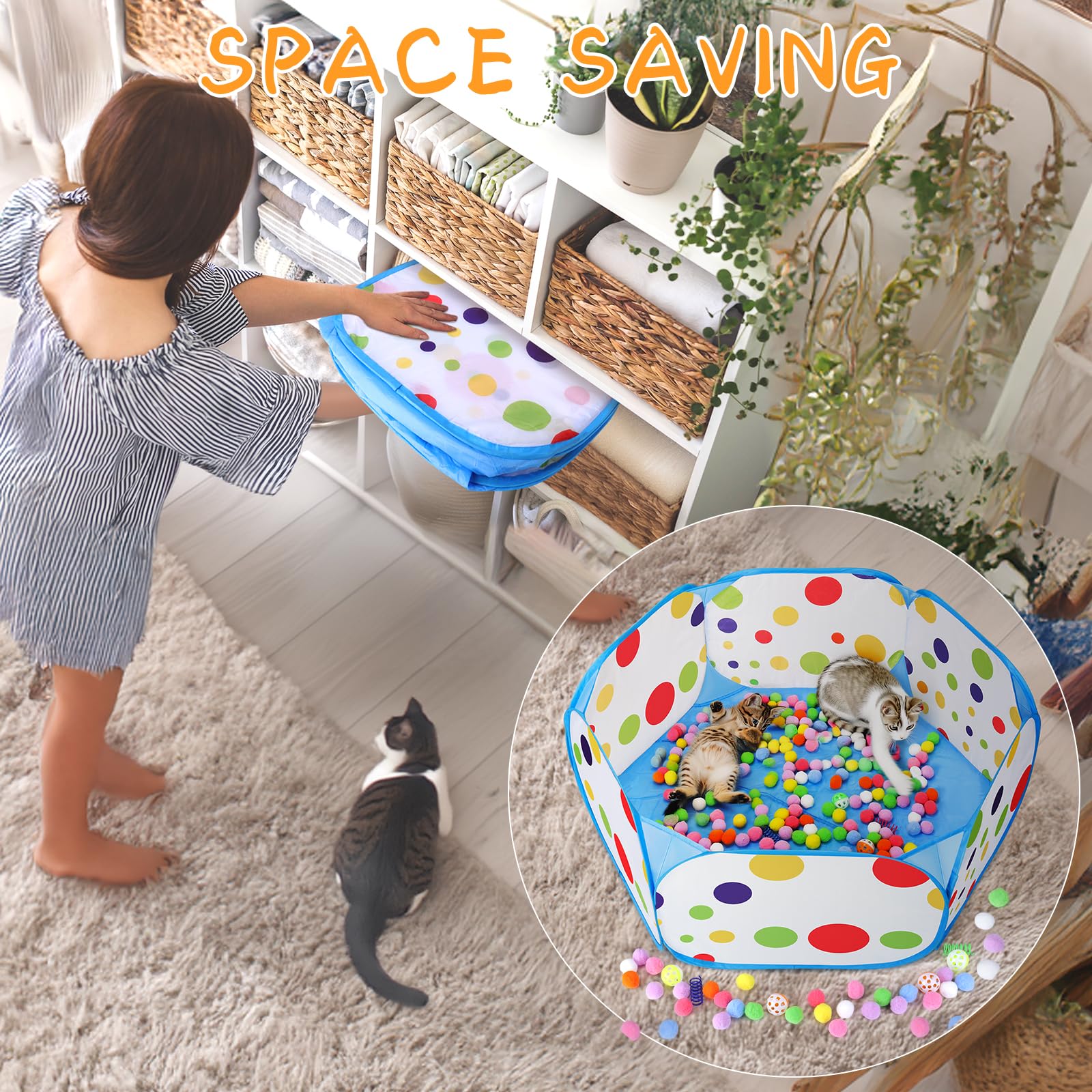 Palksky soft polyester fabric supports gentle play.