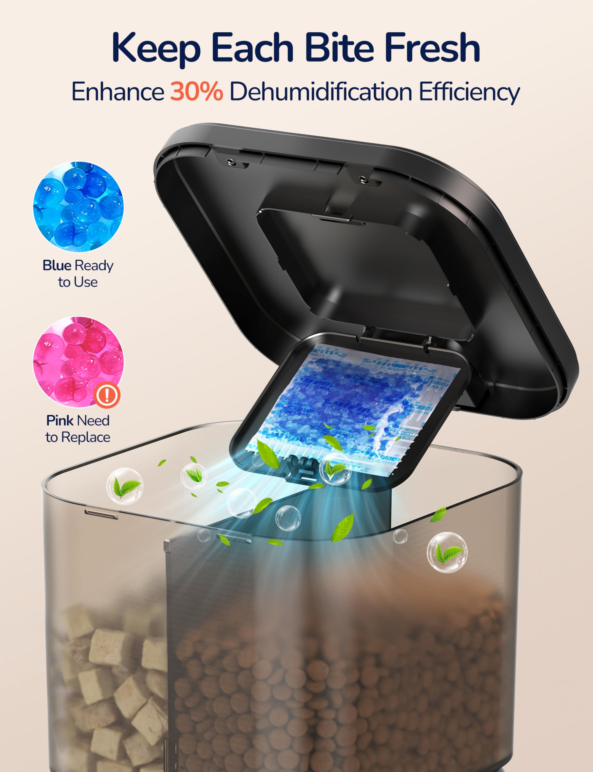 PalNests dual hopper design with 2L capacity per hopper.
