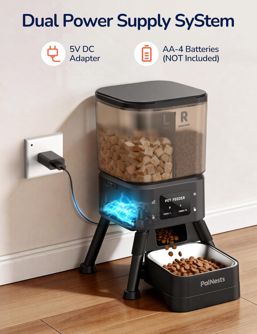 PalNests freshness lock with color changing desiccant indicator.
