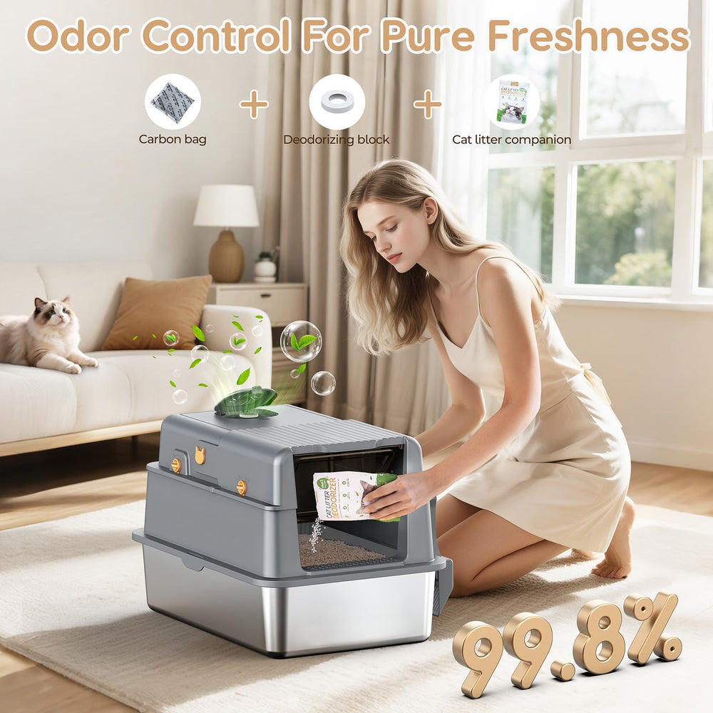 PalNests L7 Pro odor-control system with Litter Companion components.