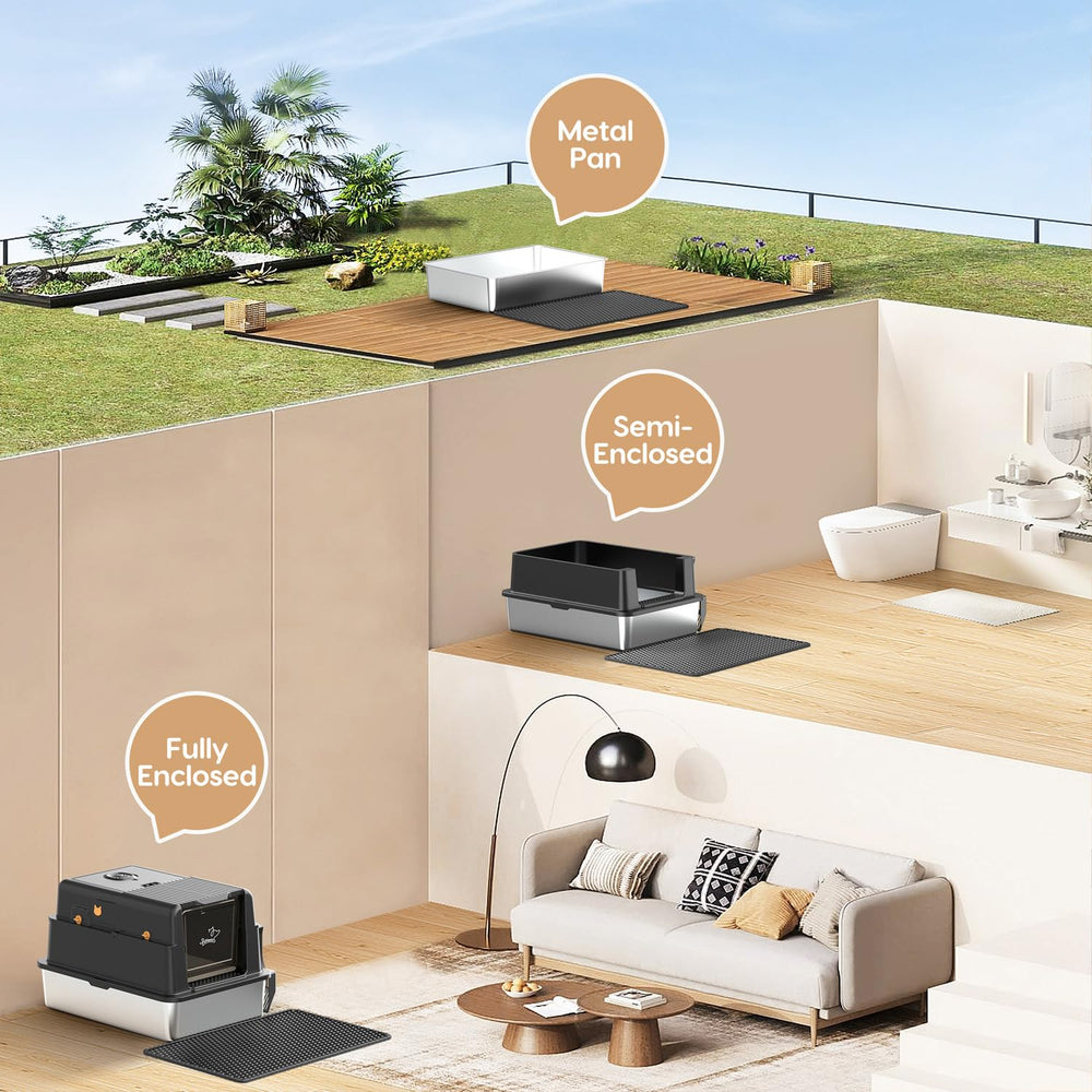 PalNests L8 Ultra-XXXL stainless steel surface; durable and rust resistant