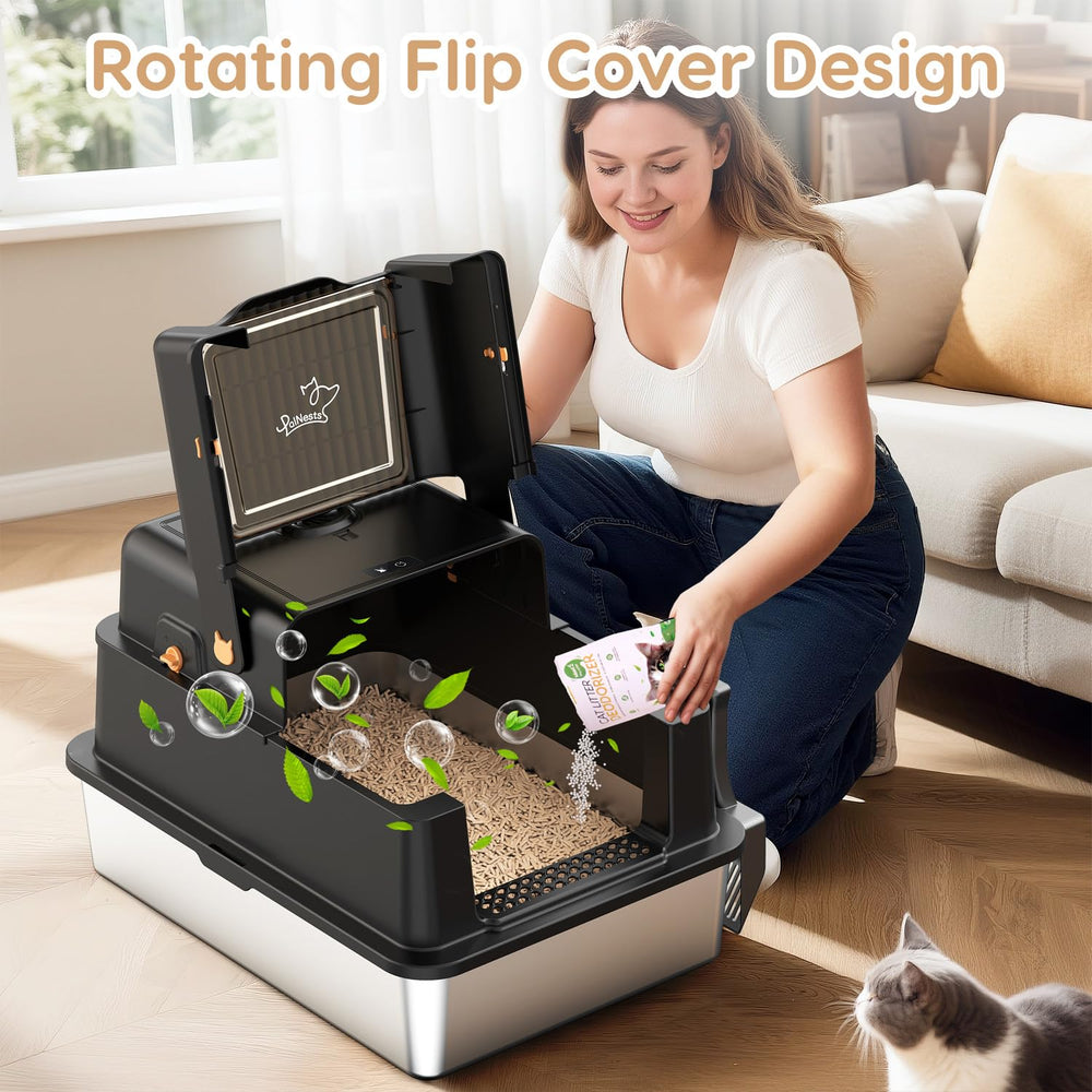 PalNests L8 Ultra-XXXL top view; spacious interior for large cats