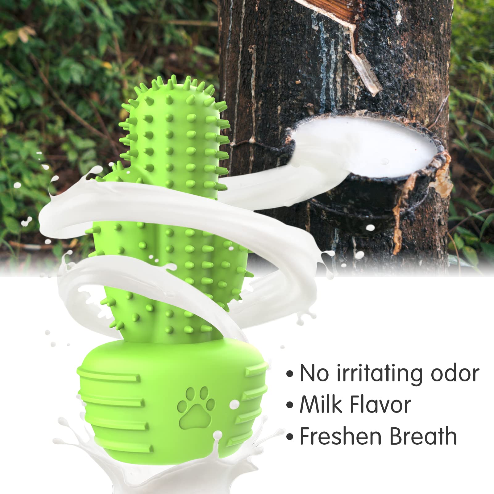 Pamlulu durable rubber dog chew toy designed for powerful chewers