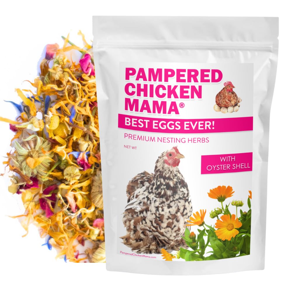 Pampered Chicken Mama easy-use spread coop showing quick feeding option for hens.