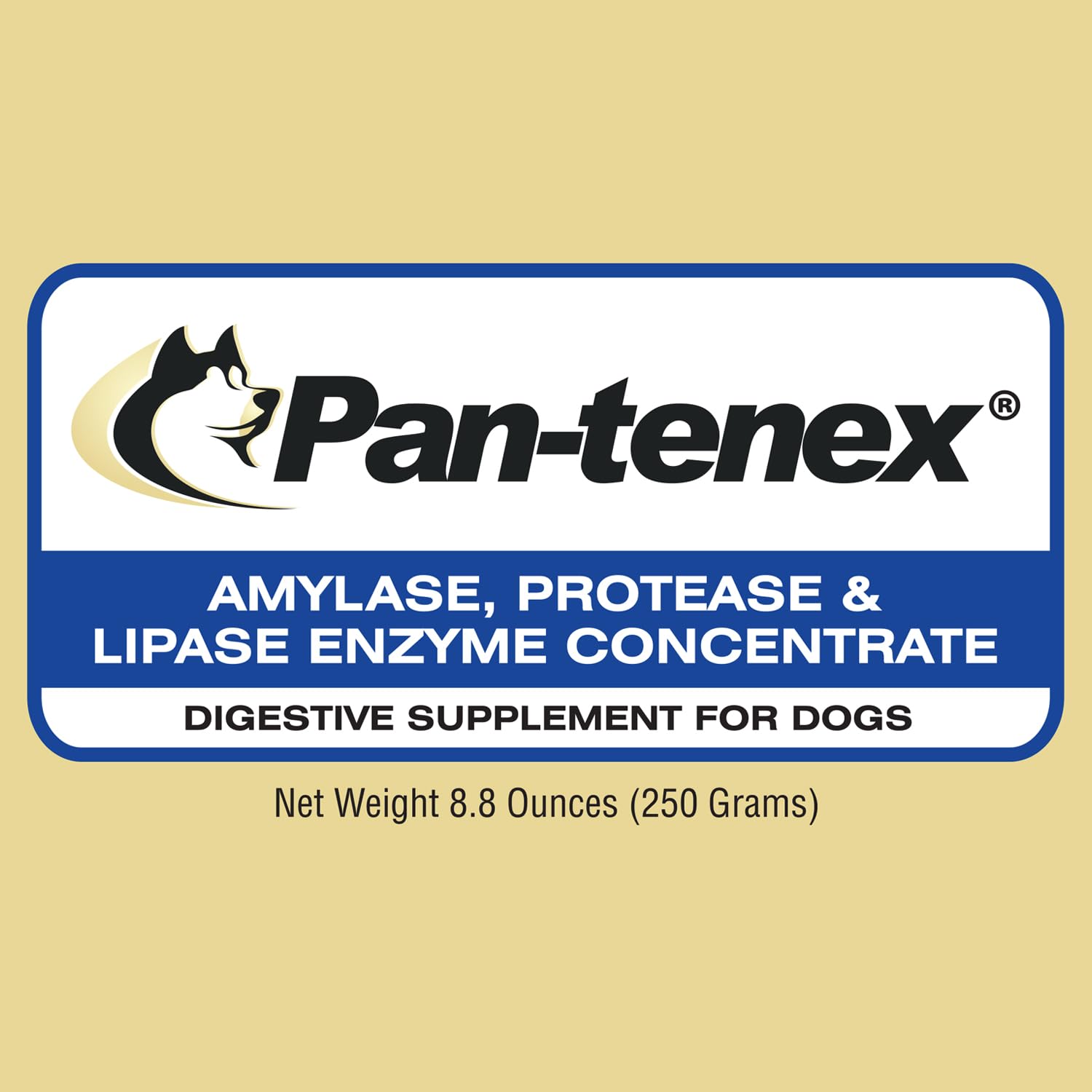 Pan-tenex dog enzymes powder dispense aids precise per-meal dosing