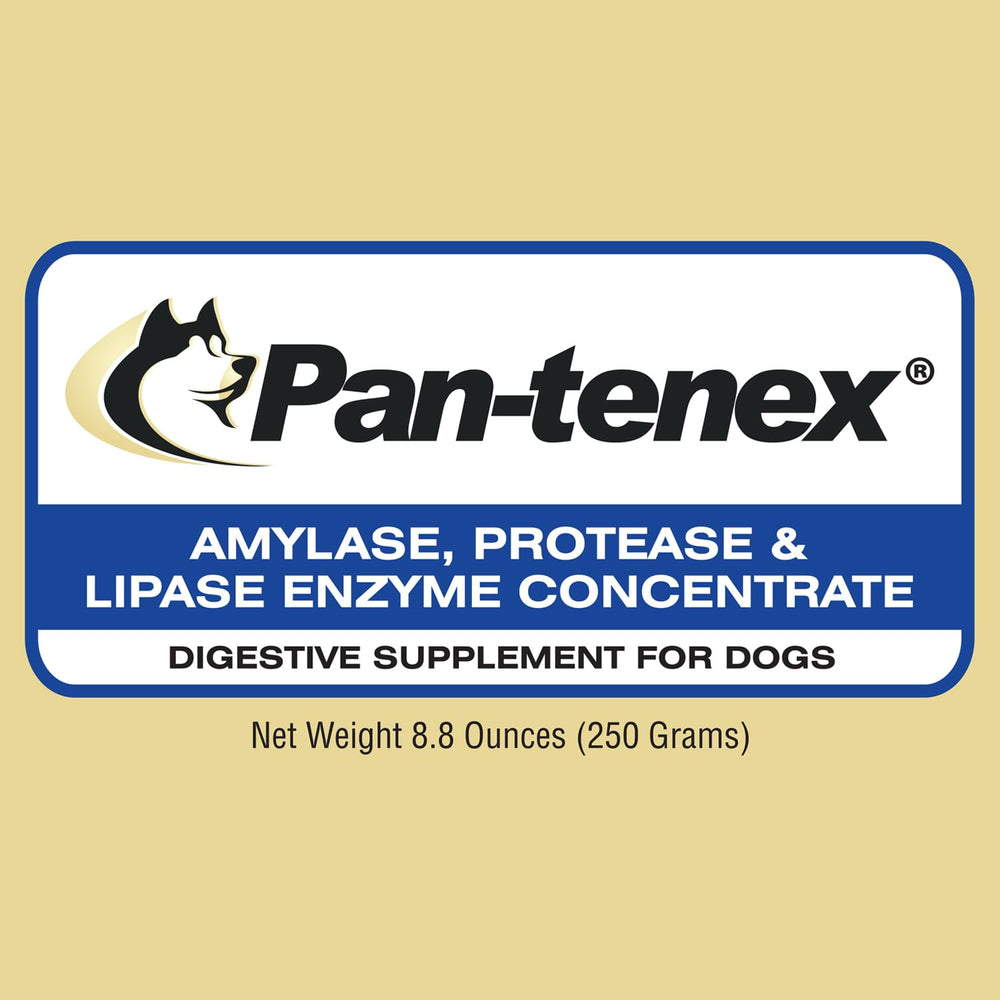 Pan-tenex dog enzymes powder dispense aids precise per-meal dosing
