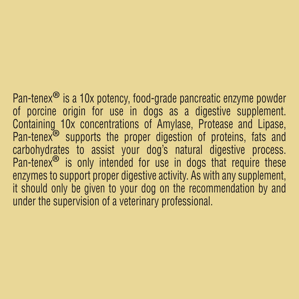 Pan-tenex porcine enzyme powder supports nutrient absorption during meals