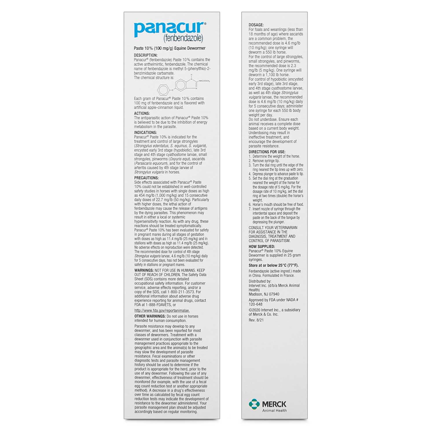 Panacur horse paste in stable scene ready-to-use
