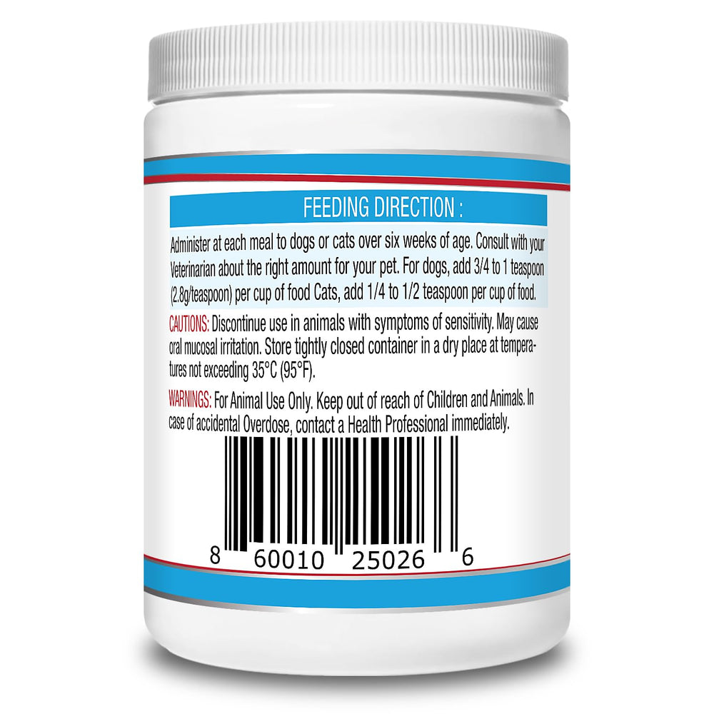 PancreaMax low-odor, acetone-free formula ready for cooking-like palatability.