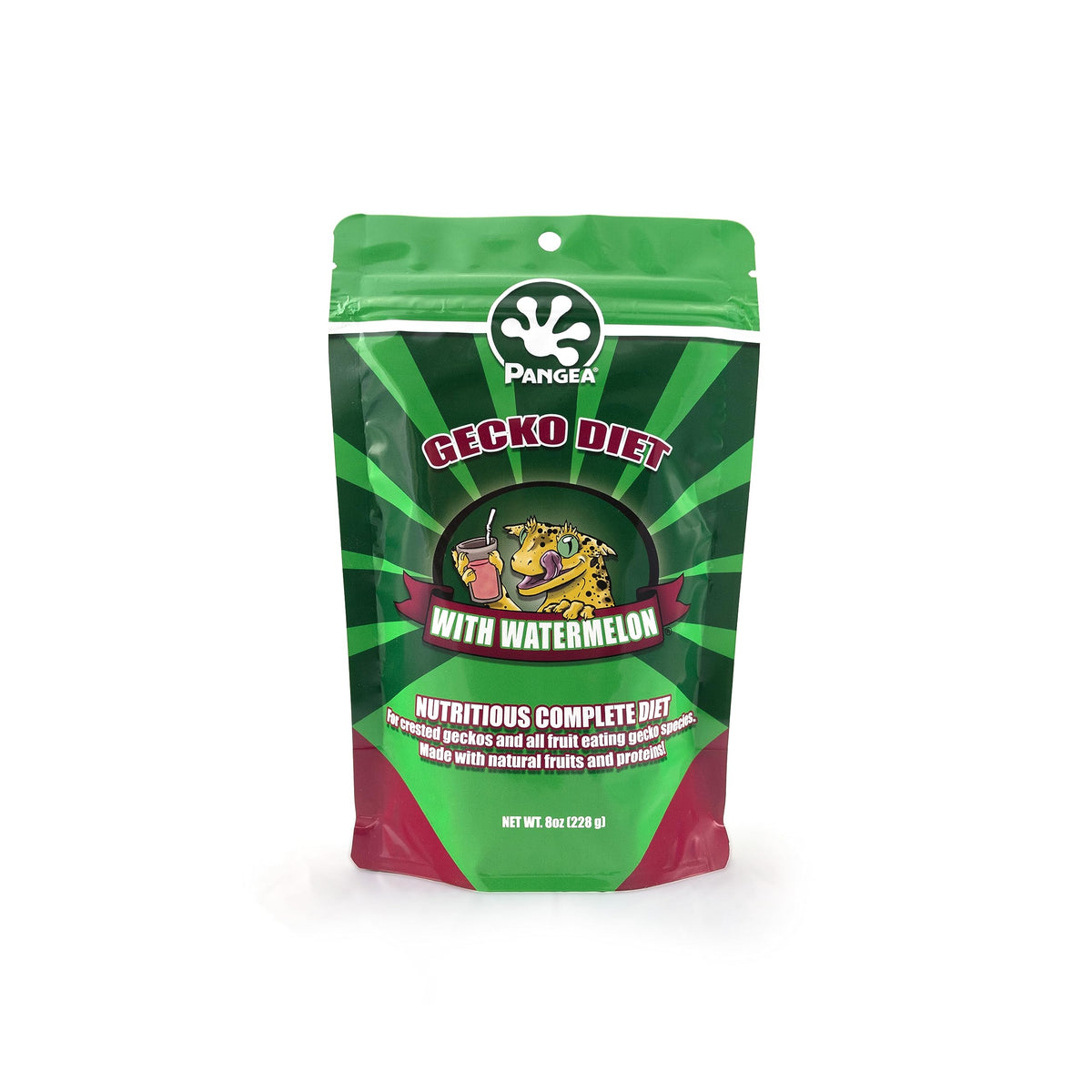Pangea Fruit Mix Watermelon Gecko Diet bottle for easy daily gecko feeding.