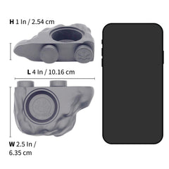 Pangea gecko feeding ledge's durable silicone finish is easy to clean.