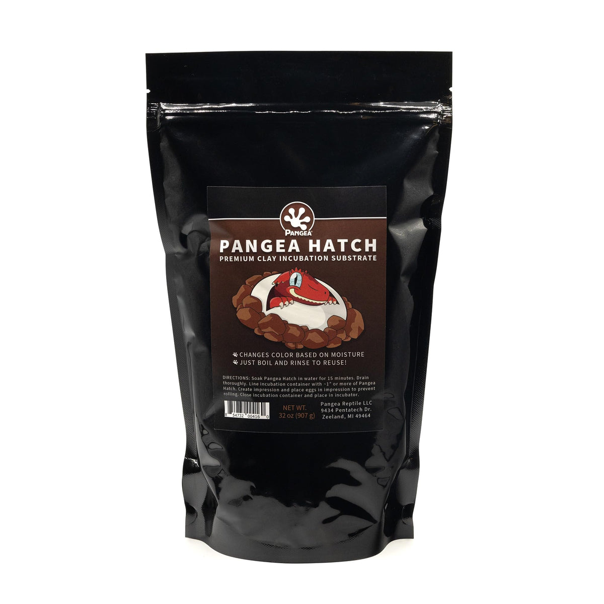 Pangea Hatch substrate ready for egg incubation with stable moisture