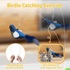 PANRIO flying bird wand toy for indoor interactive activity