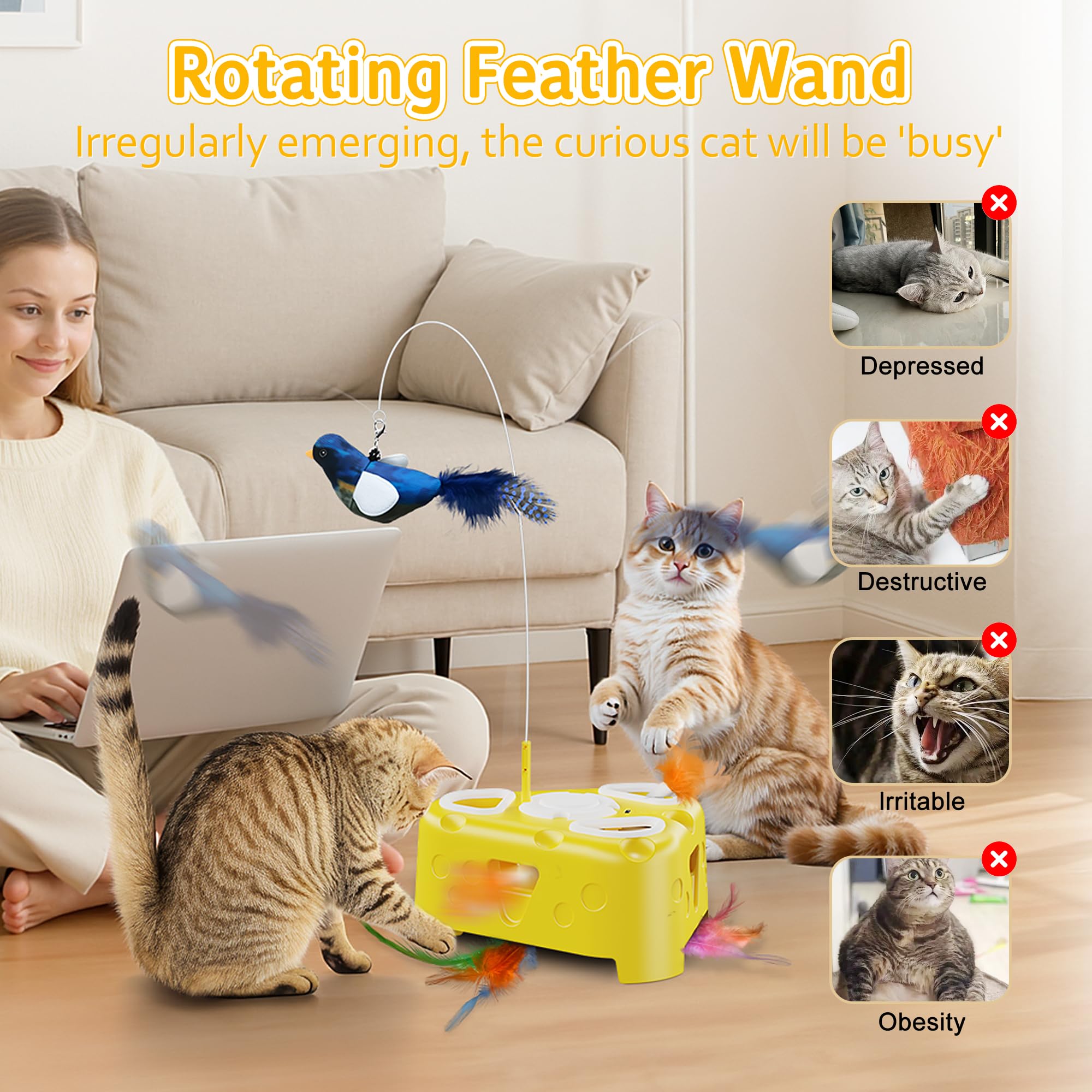 PANRIO soft plush feathers and durable build for safe play