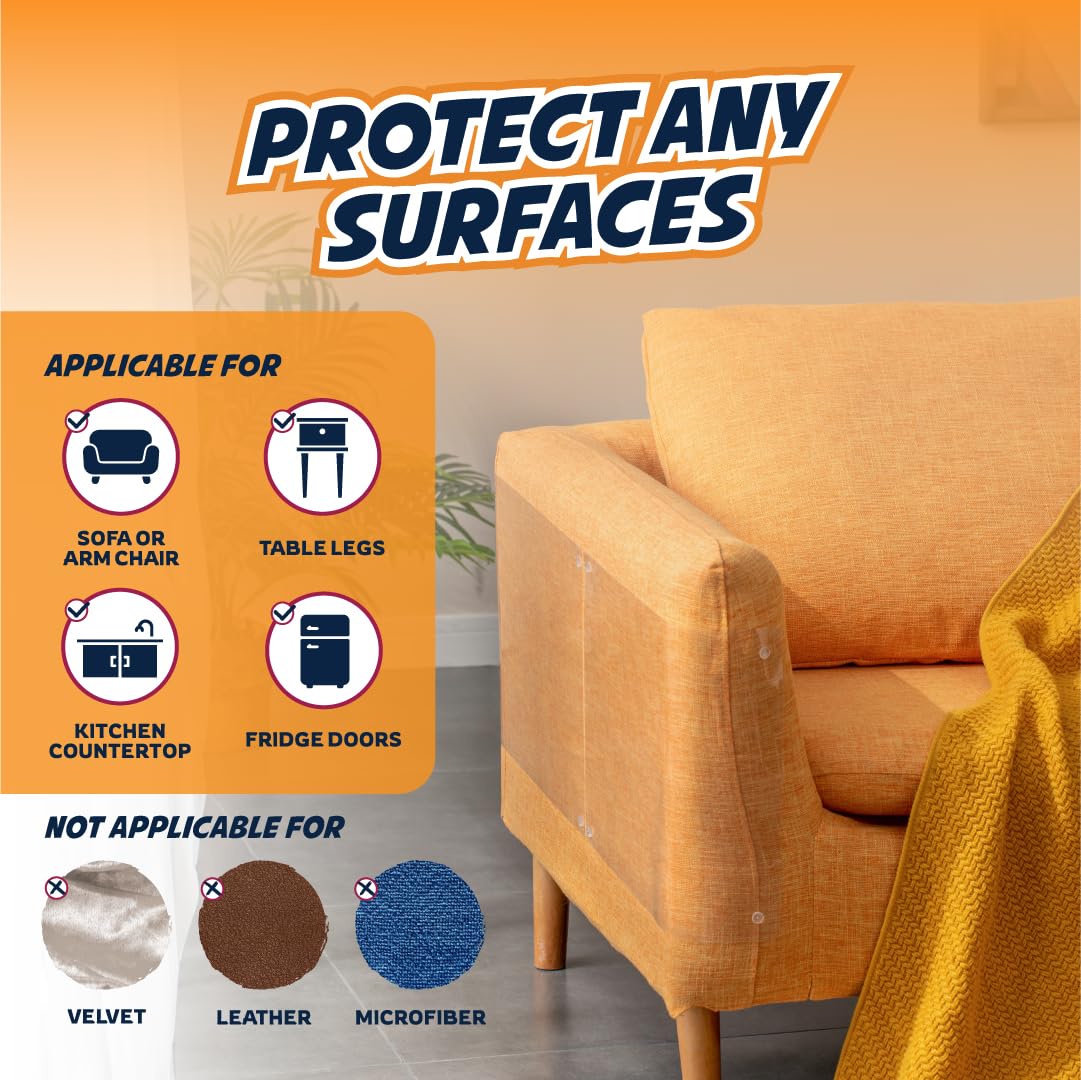 Panther Armor transparent sheets blend with upholstery for discreet protection.
