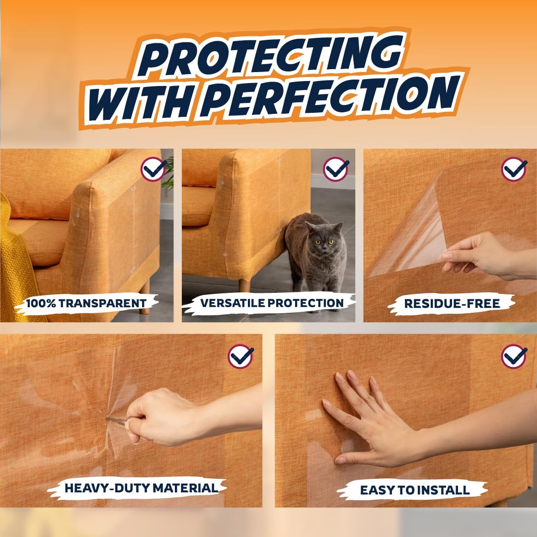 Panther Armor XL sheets cover large sofa areas with neat trim