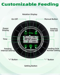 Papettly LCD display and controls shown for simple programming.