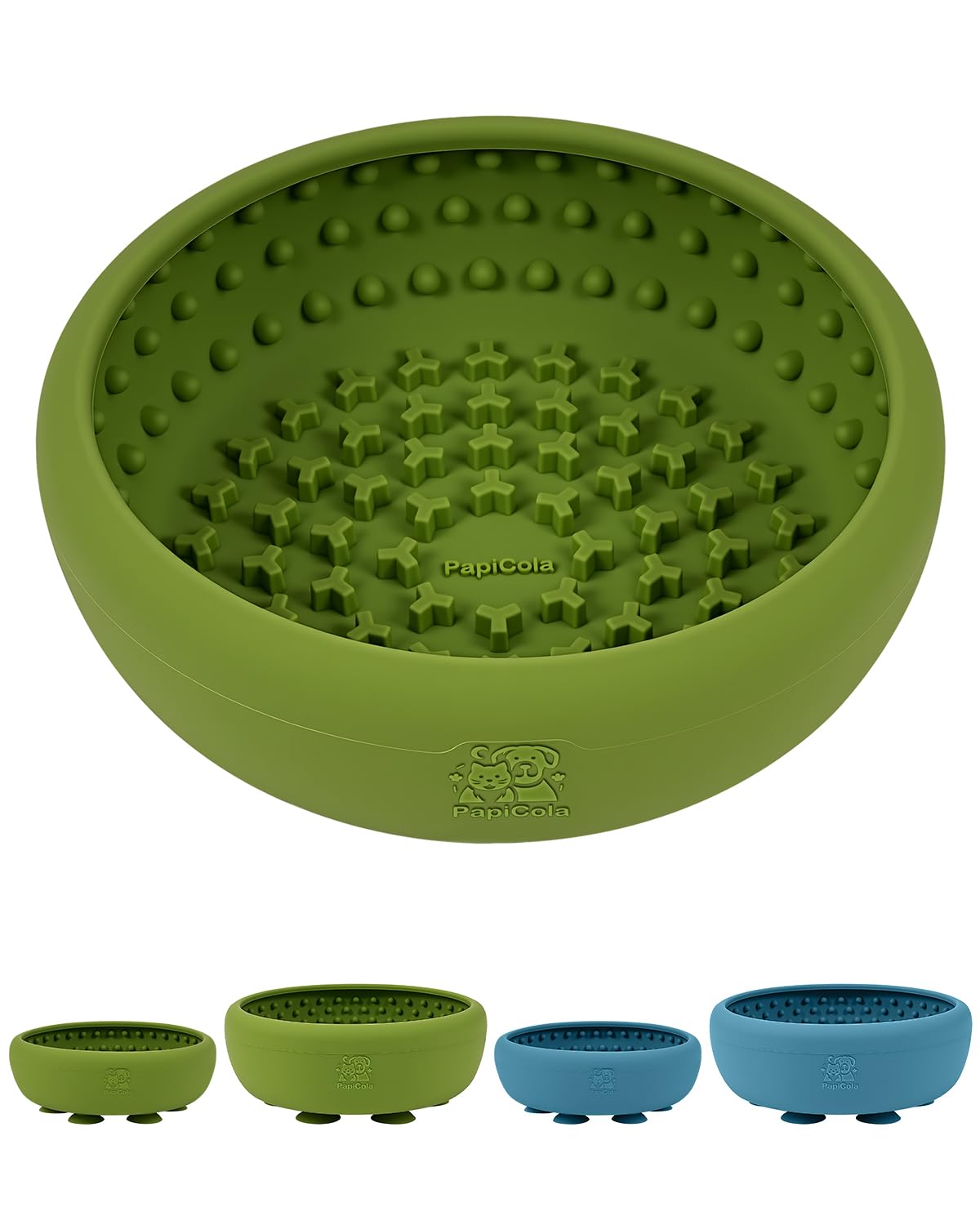 PapiCola dog lick bowl with strong suction base for stable use
