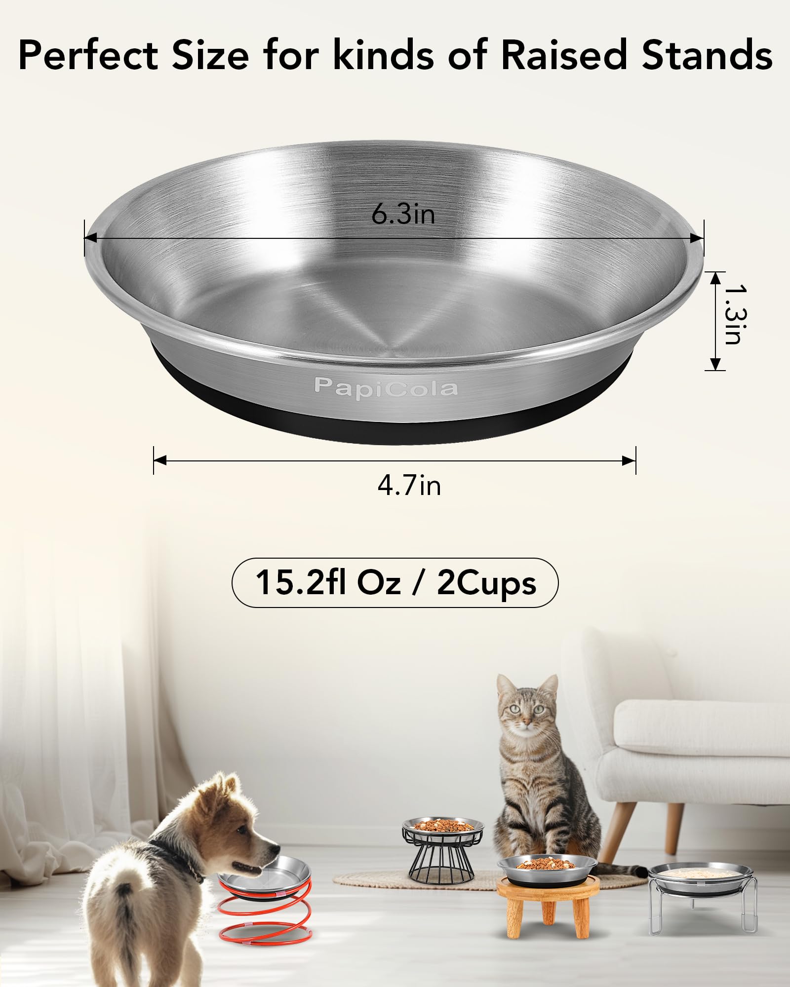 Minimalist PapiCola design bowls that fit any decor.
