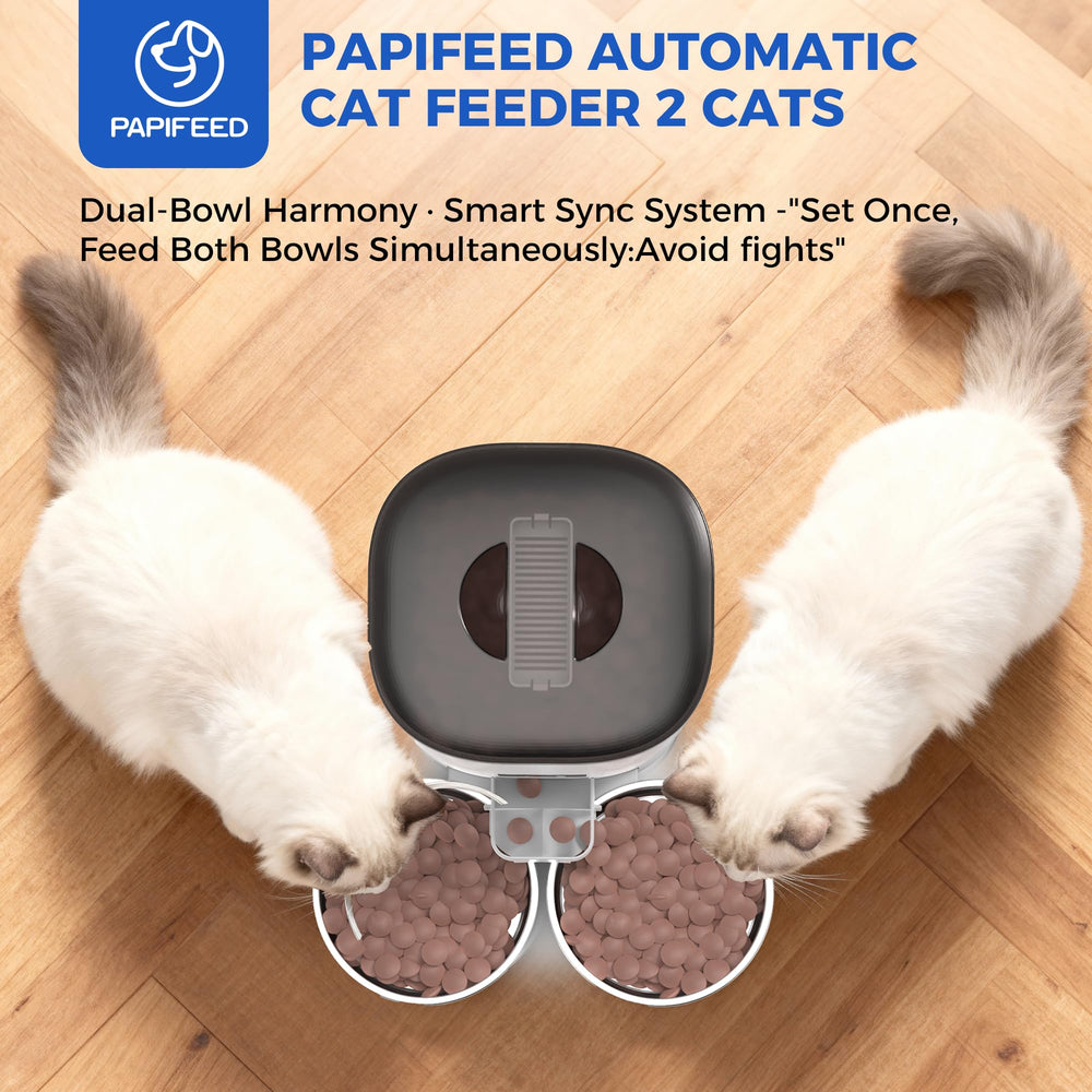 PAPIFEED portion control with 12 portions per meal enables precise feeding
