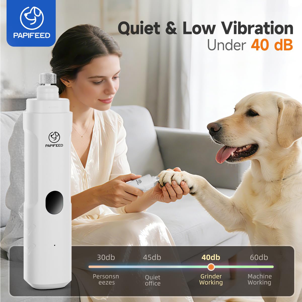 PAPIFEED three-speed control for small to large dogs and cats