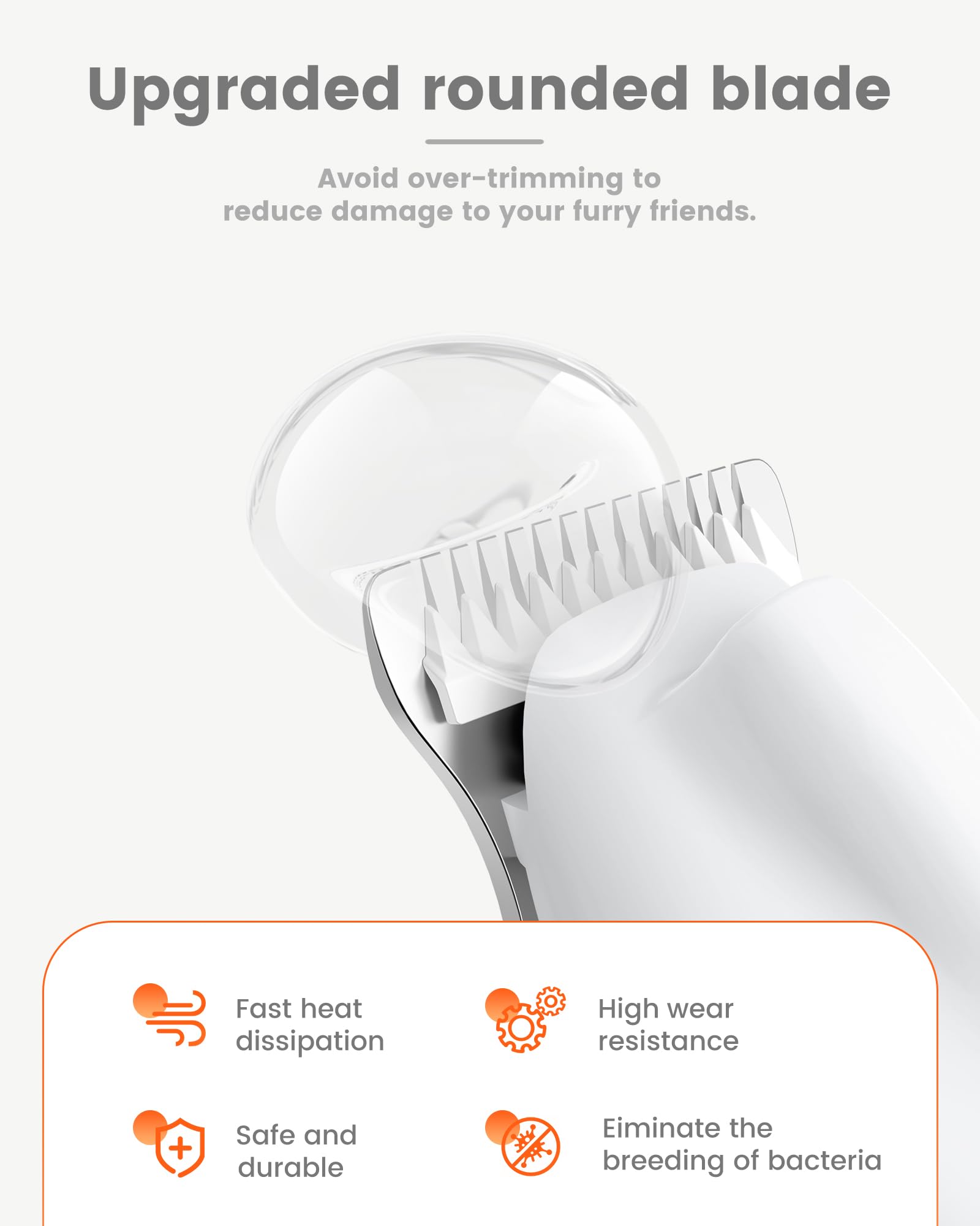PAPMINI dog paw trimmer uses Type-C charging for convenient recharging