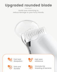 PAPMINI dog paw trimmer uses Type-C charging for convenient recharging