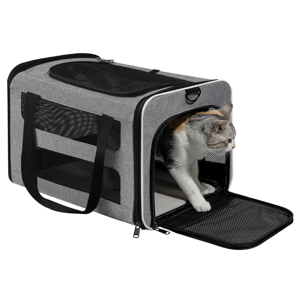 PAPZER cat carrier spacious dimensions suitable for medium cats and small dogs