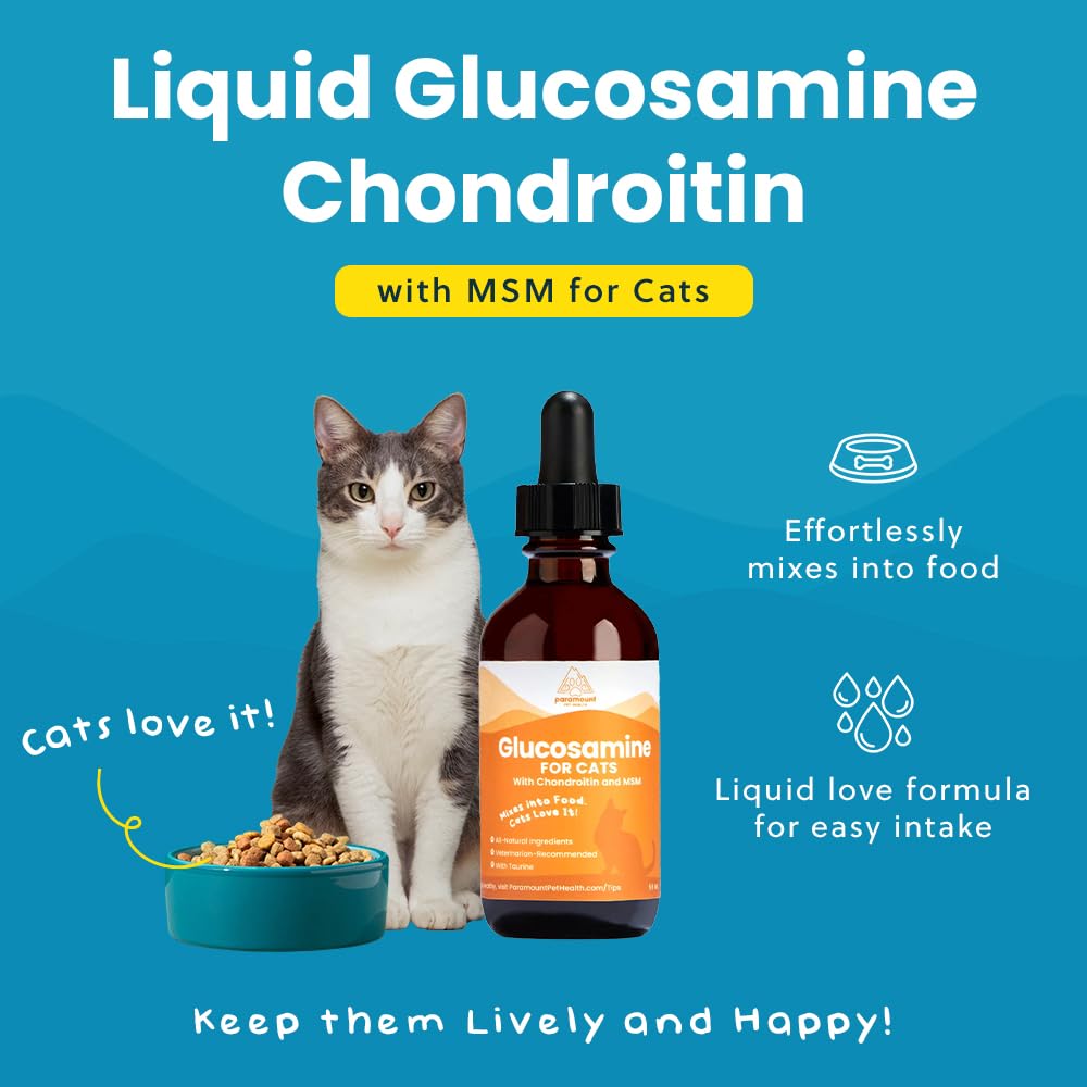 Paramount Pet Health drops being poured for easy daily dosing.