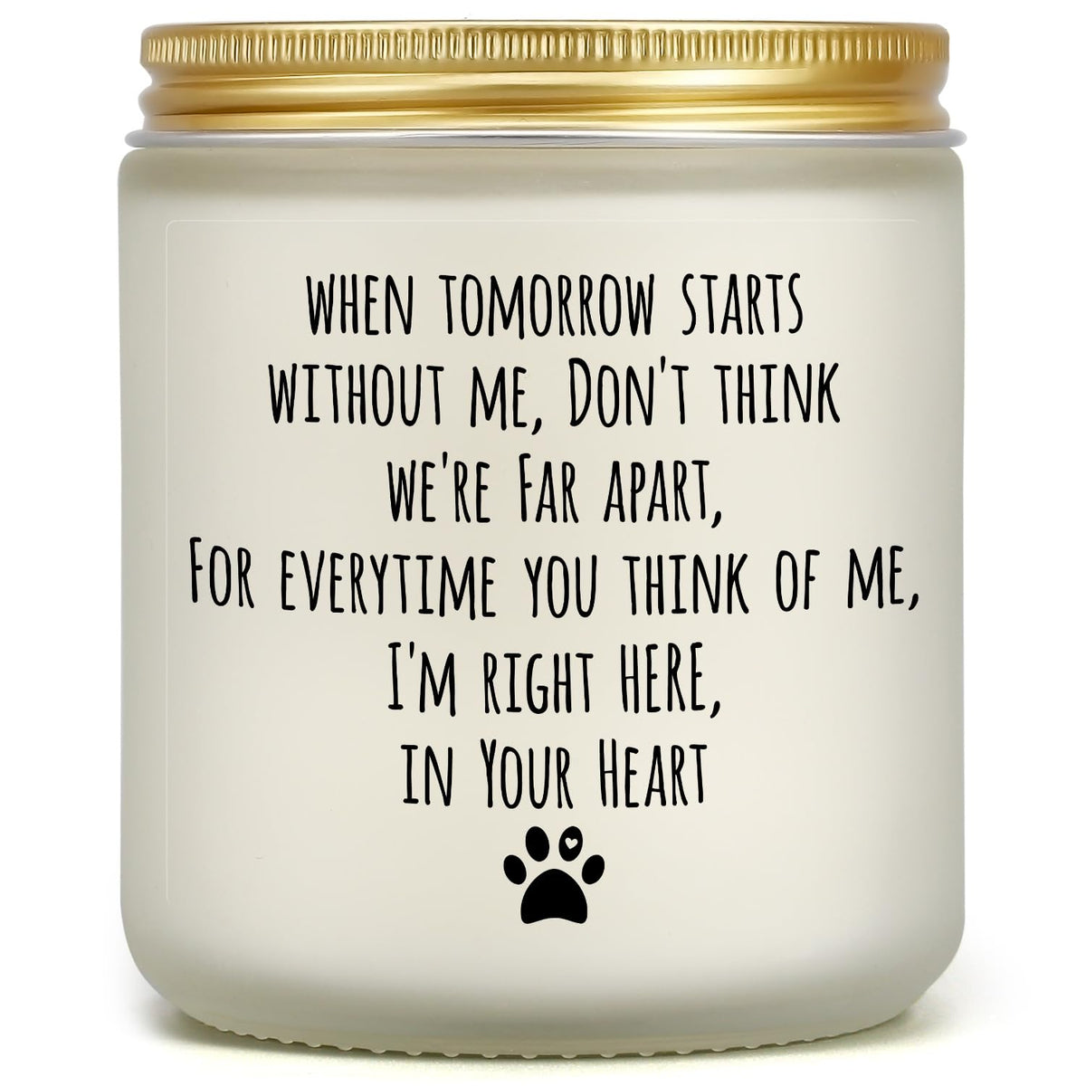 PARDIEUR dog memorial candle in a gift box for heartfelt remembrance.