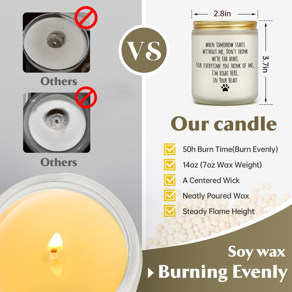 PARDIEUR remembering fur baby candle preserves cherished memories.