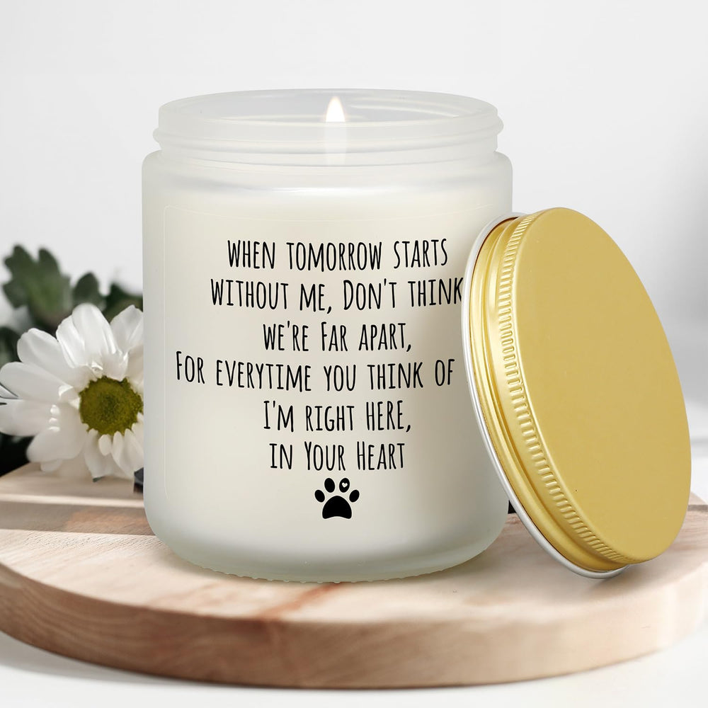 PARDIEUR soy wax candle offers calm ambience and long burn.