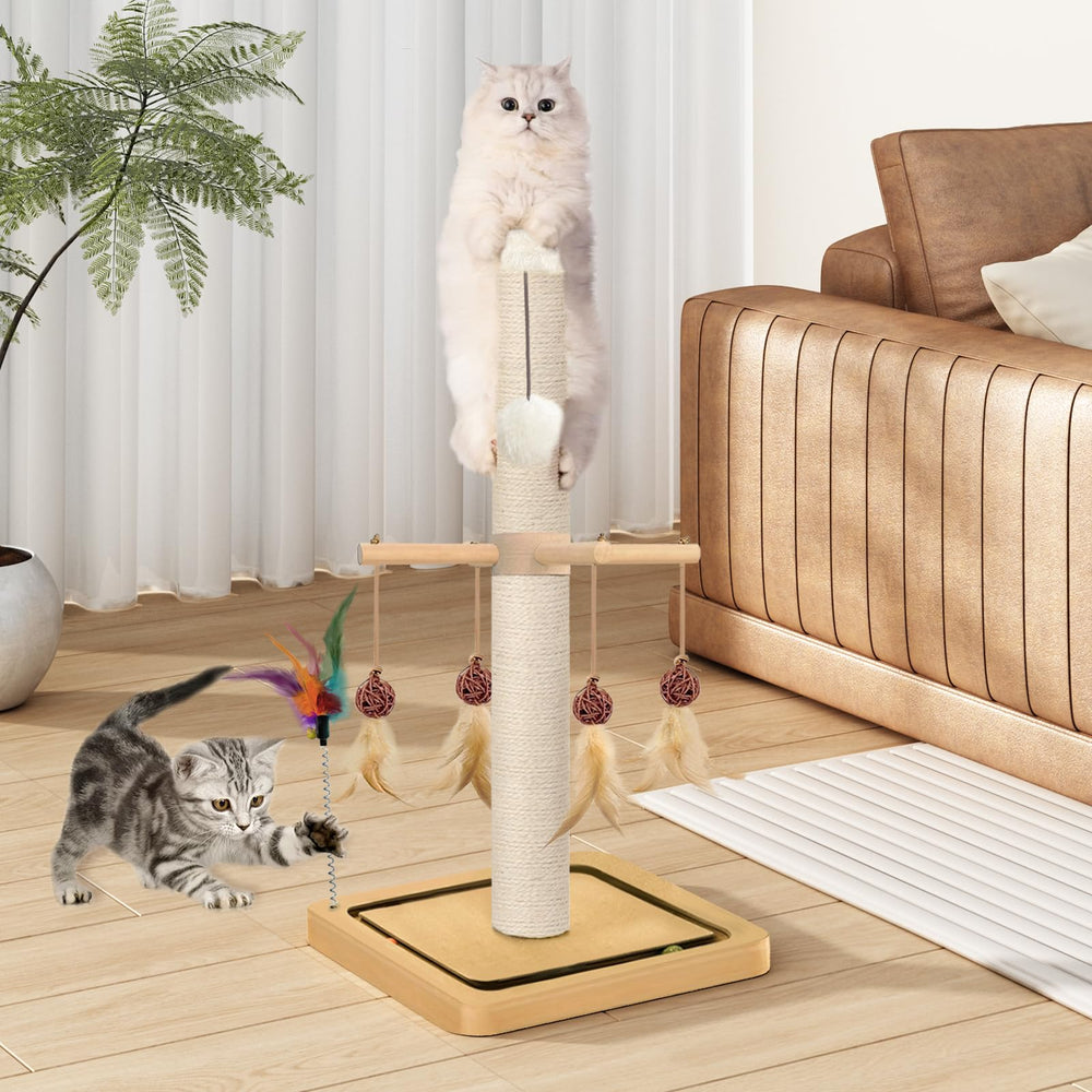 PAROTO indoor-ready cat tree offering two mounting options.