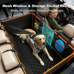 PartsBling breathable mesh window enhances airflow and soothes anxious pets.