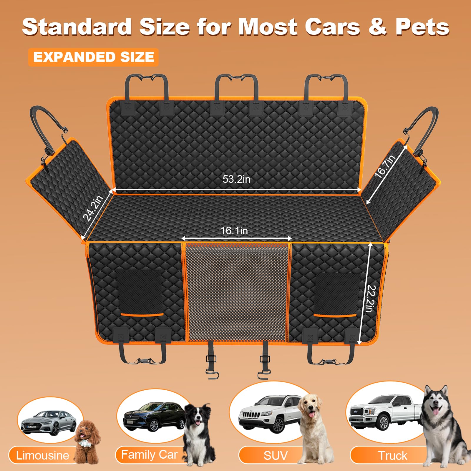 PartsBling wipe-clean surface facilitates easy cleanup after muddy paws.