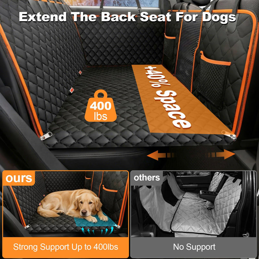 PartsBling waterproof, scratch-resistant hammock shields seats from spills and claws.