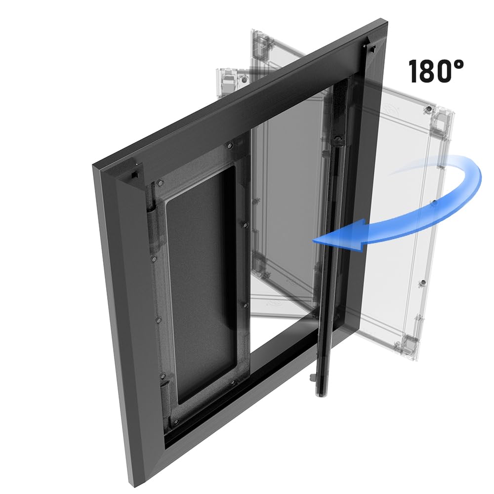 PATAPLUS telescoping aluminum tunnel adapts to door thickness.