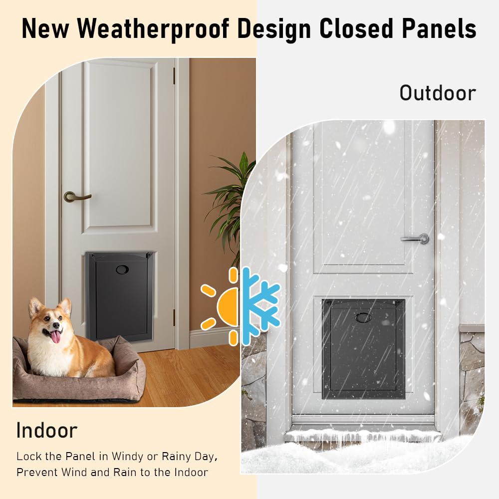 PATAPLUS backplate and magnets allow independent pet entry.