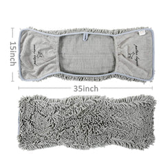 Patas Lague chenille soft dog towel feels cozy on your pup's skin.