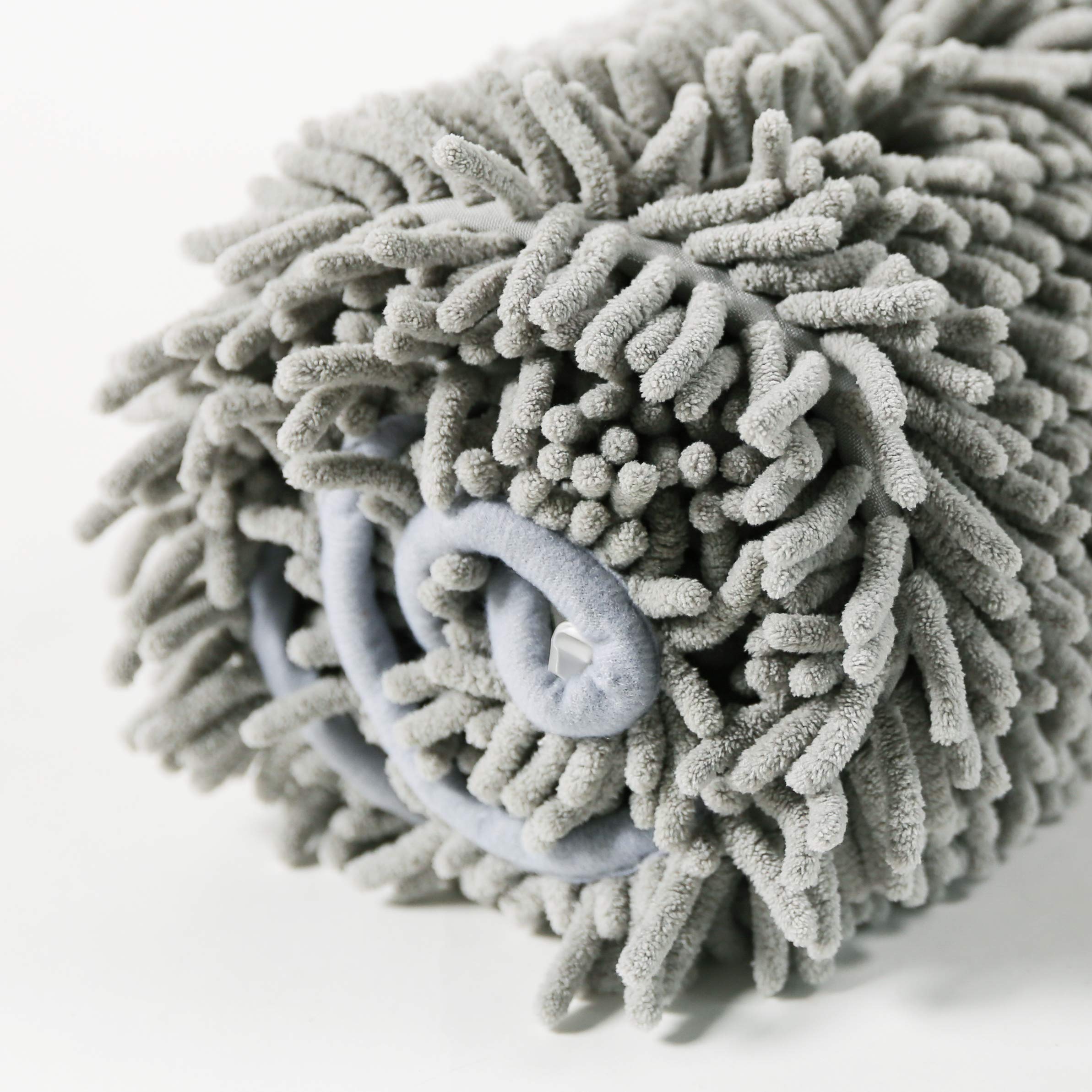 Patas Lague grey large dog towel stays soft and ready for next use.