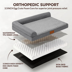 Patas Lague removable washable cover makes cleanups quick and easy.