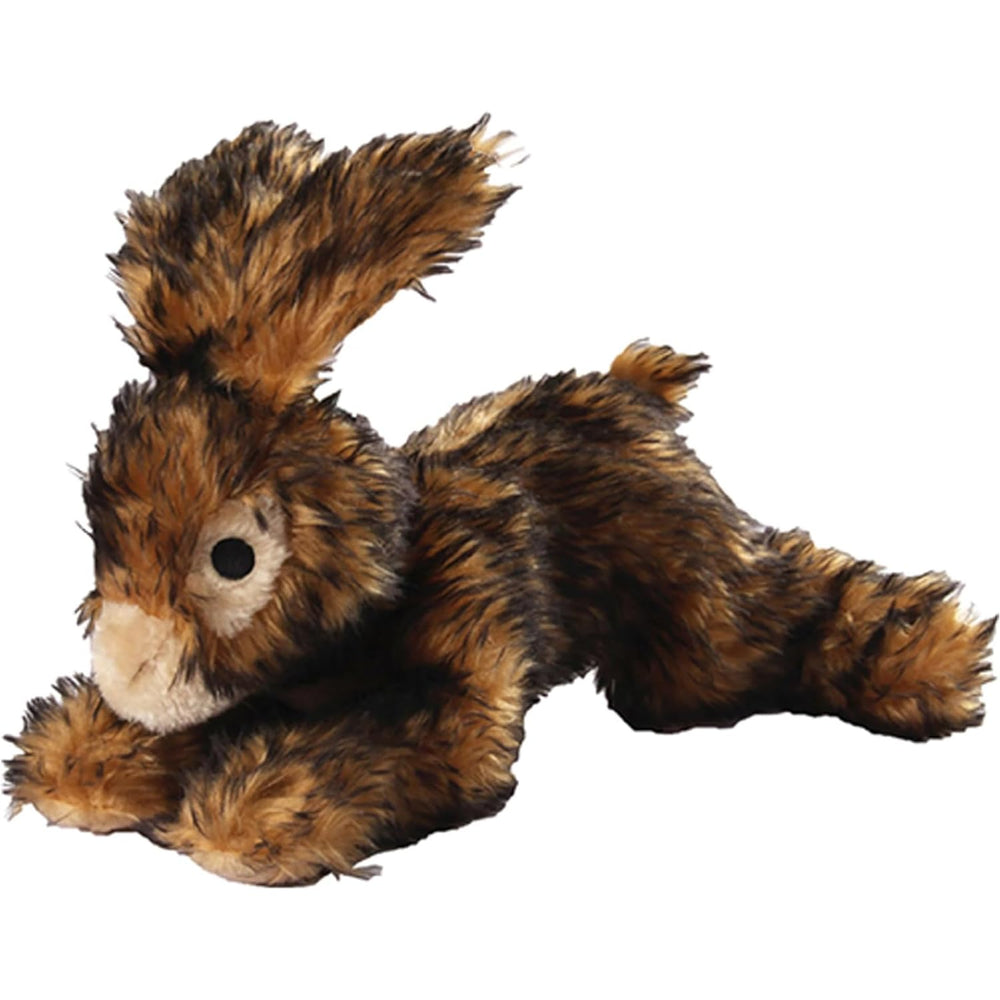 Patchwork Pet Lou Colossal Rabbit 15-inch toy is machine washable for easy cleaning.